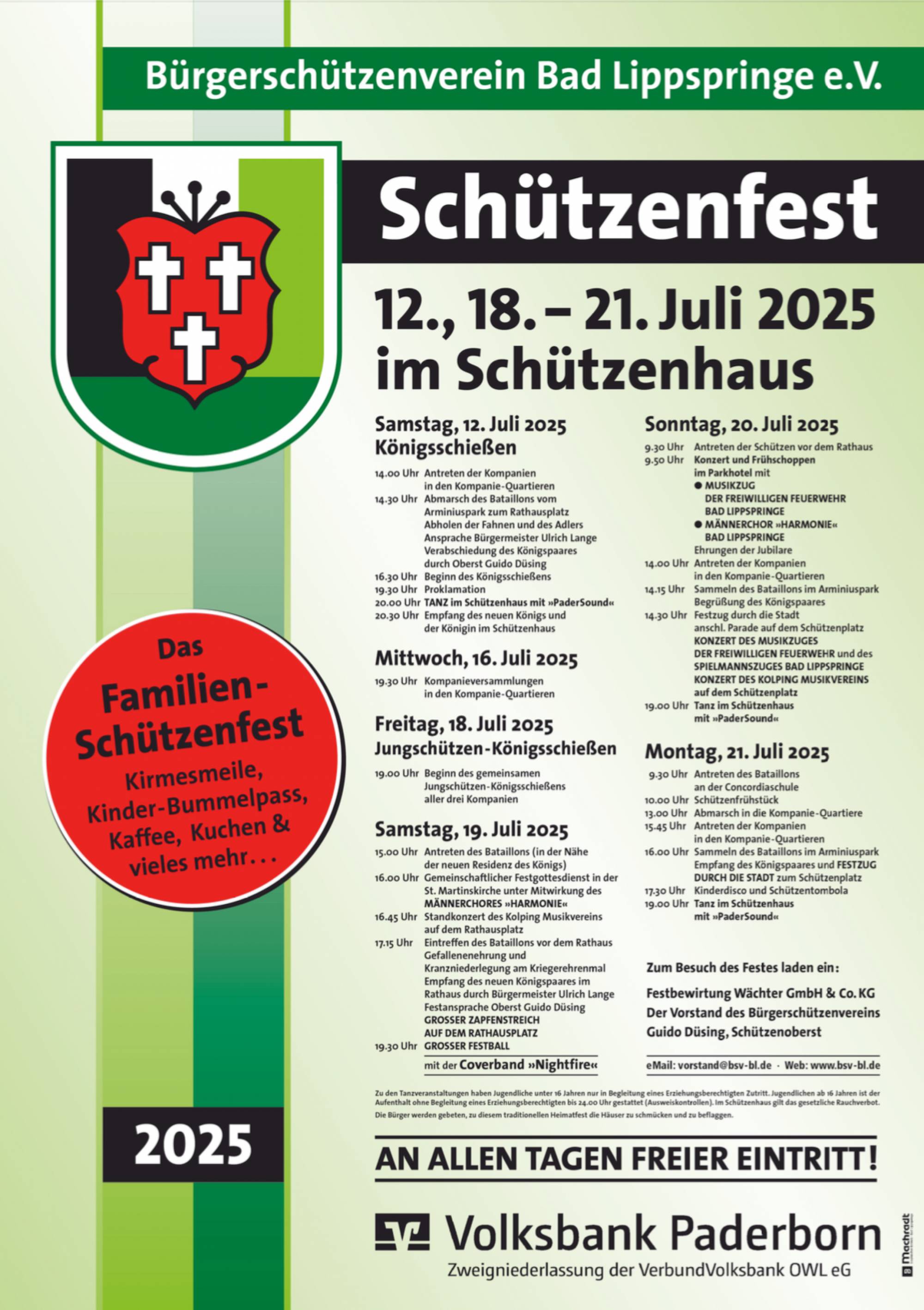 Schützenfest 2025
