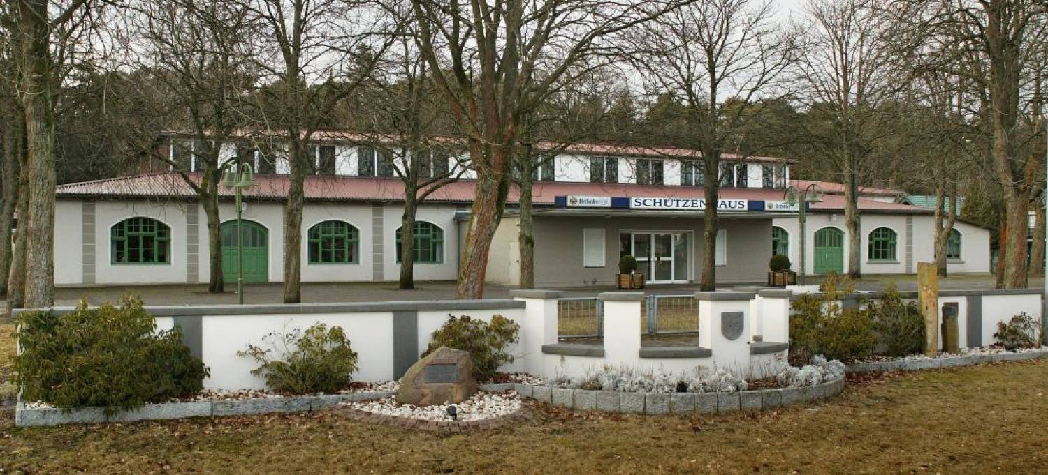 Das historische Schützenhaus des Bürgerschützenvereins.